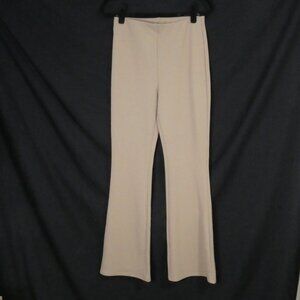 H&M | medium | Elegant Beige Flared Textured Dress Pants - Trousers | NWOT
